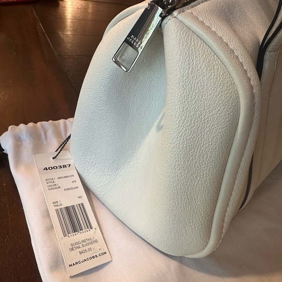NWT Marc Jacob Leather White Handbag - Picture 5 of 17